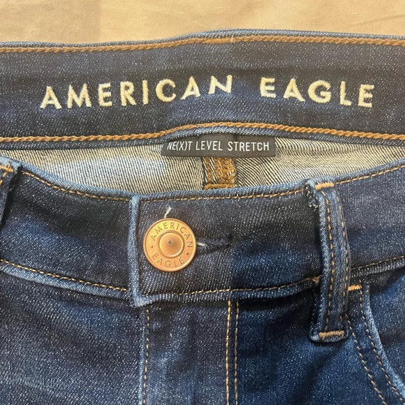Women’s High Rise Next Level Stretch Distressed Jegging from American Eagle - Picture 5 of 8